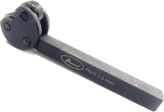 KNURLING TOOL PIVOT HEAD DIAMOND METRIC PITCHES PATTERN 1/2" SQ. SHANK-LATHE ENGINEERING MACHINE TOOLS (KNURLING PITCH 1.5 MM)