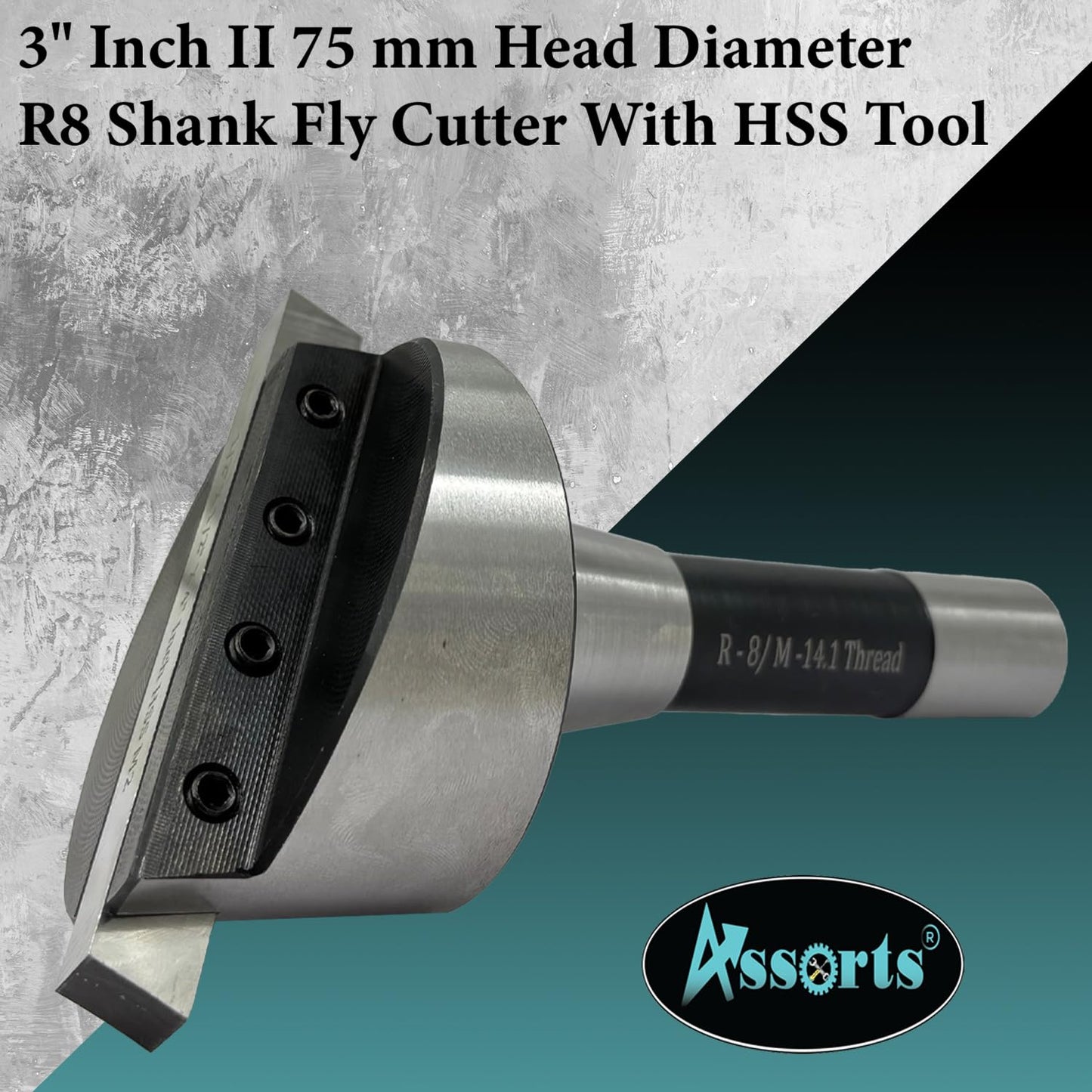 ASSORTS 3" Inch II 75 mm Head Diameter Fly Cutter For Milling & Lathe Machine with HSS Tool Bit