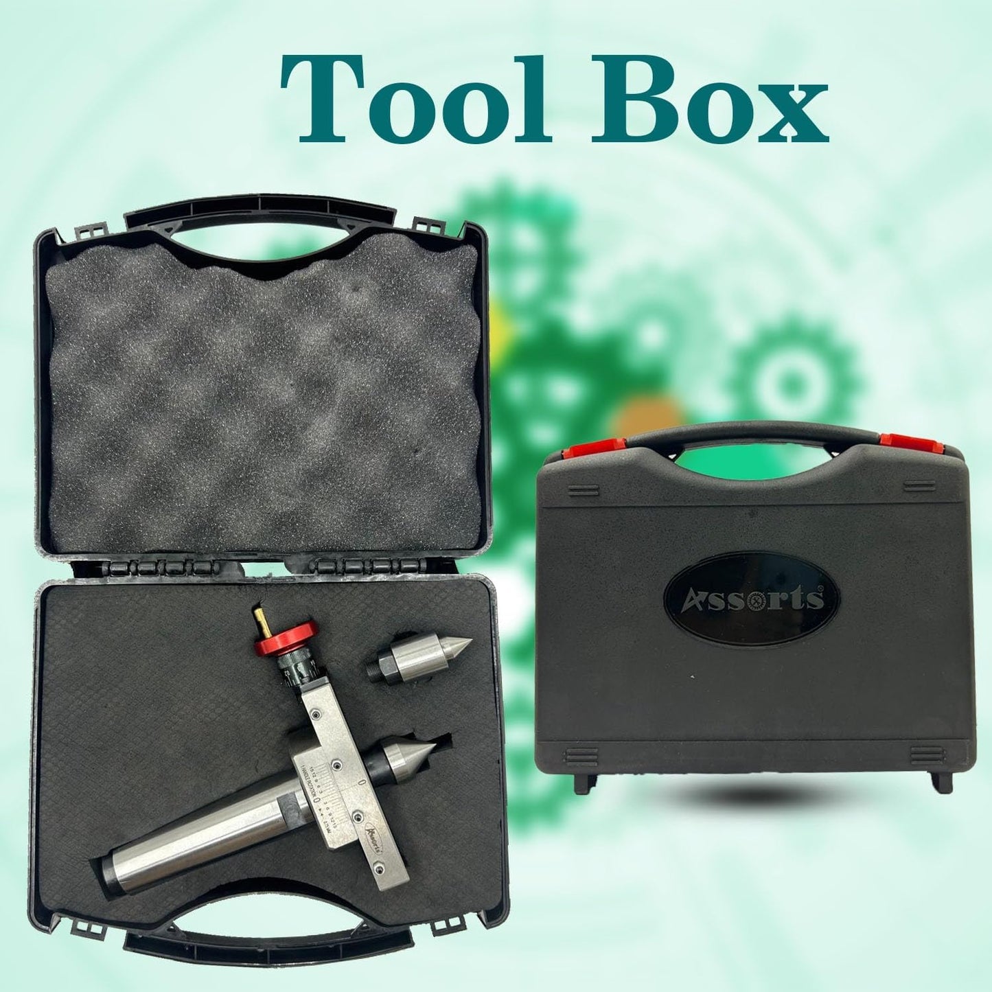 Precision MT4 Taper Turning Attachment with Interchangeable Revolving & Dead Centres