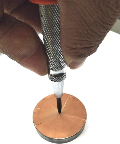 Easy Grip Automatic Center Centre Hole Punch Tool- Adjustable Punch Force- DIY Hand Engineering Tool