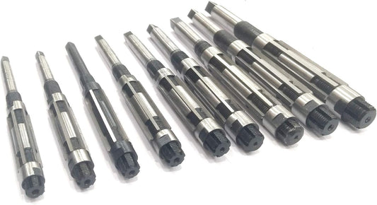 QUALITY ADJUSTABLE HAND REAMERS-CARBON STEEL BLADES (SET OF 9 PCS -H4 TO H12)