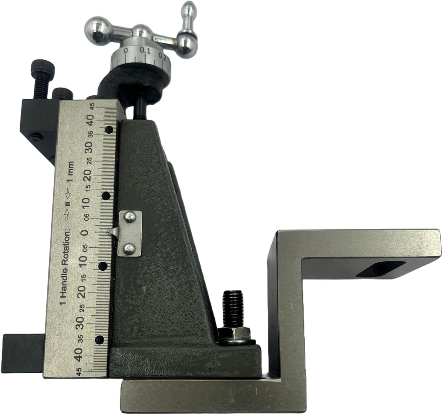 Assorts Mini Vertical Slide 90x50mm (2-Slot) – Fixed & Swivel, 3-Jaw/4-Jaw, Base Plate & Z-Angle Plate for Mini Lathe (Fixed Slide (2-Slot) + 4-Jaw Chuck + Z-Angle Plate)