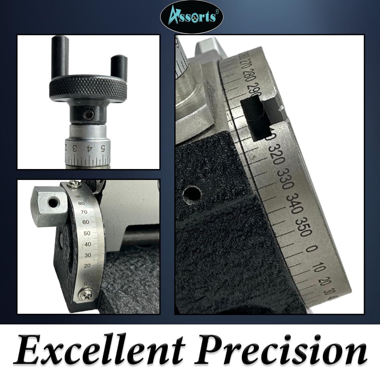 New 3" Inches (75 mm) Quality Tilting Rotary Table for Milling Machines