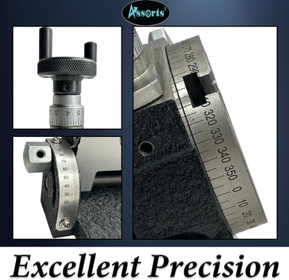 New 3" Inches (75 mm) Quality Tilting Rotary Table for Milling Machines
