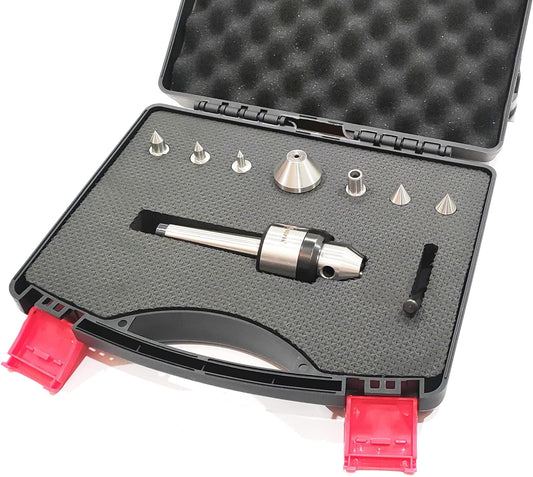 precision run out under 10 micron multi point bullet live revolving center for conventional lathe machine