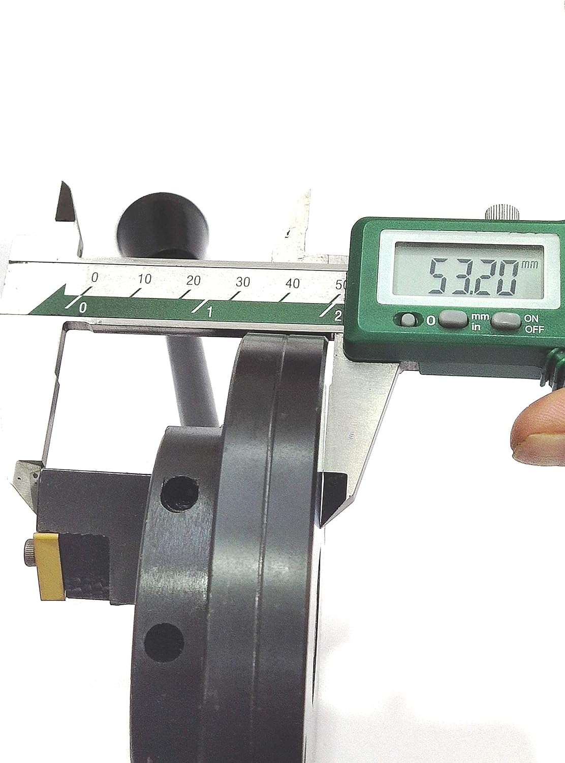 ASSORTS Lathe Ball Turning Attachment – Round Base with Size Scale – Single Bit – Convex & Concave Metal Sphere Radius Turning Fits Myford & Similar Lathes