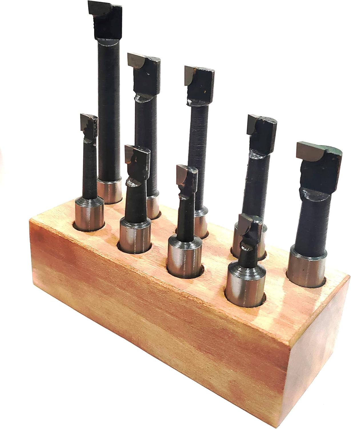 Assorts' Quality Boring Head 2" Inches for Milling & Lathe Machine (ONLY 9 PCS CARBIDE SET (NO BORING HEAD))