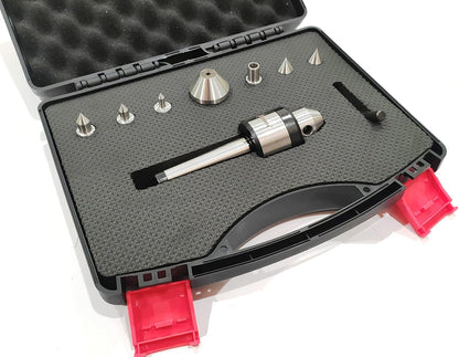 precision run out under 10 micron multi point bullet live revolving center for conventional lathe machine