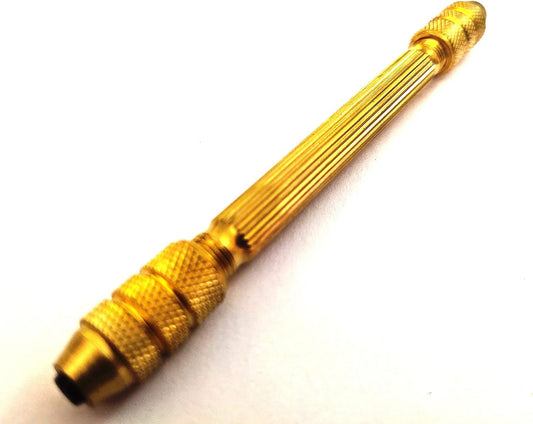 Precision Round Brass Double End Pin Vises 0-3 mm Capacity Jewelry Watch Tool & Wood Working 4.5" Inches long