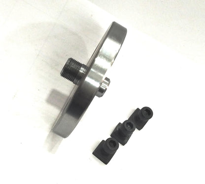 Assorts 65 mm- 3 Jaws Self Centering Chuck with Back Plate & T-nuts for Milling