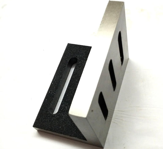 Caste Iron Slotted Angle Plate 110 x 89 x 75 mm -Stress Relieved