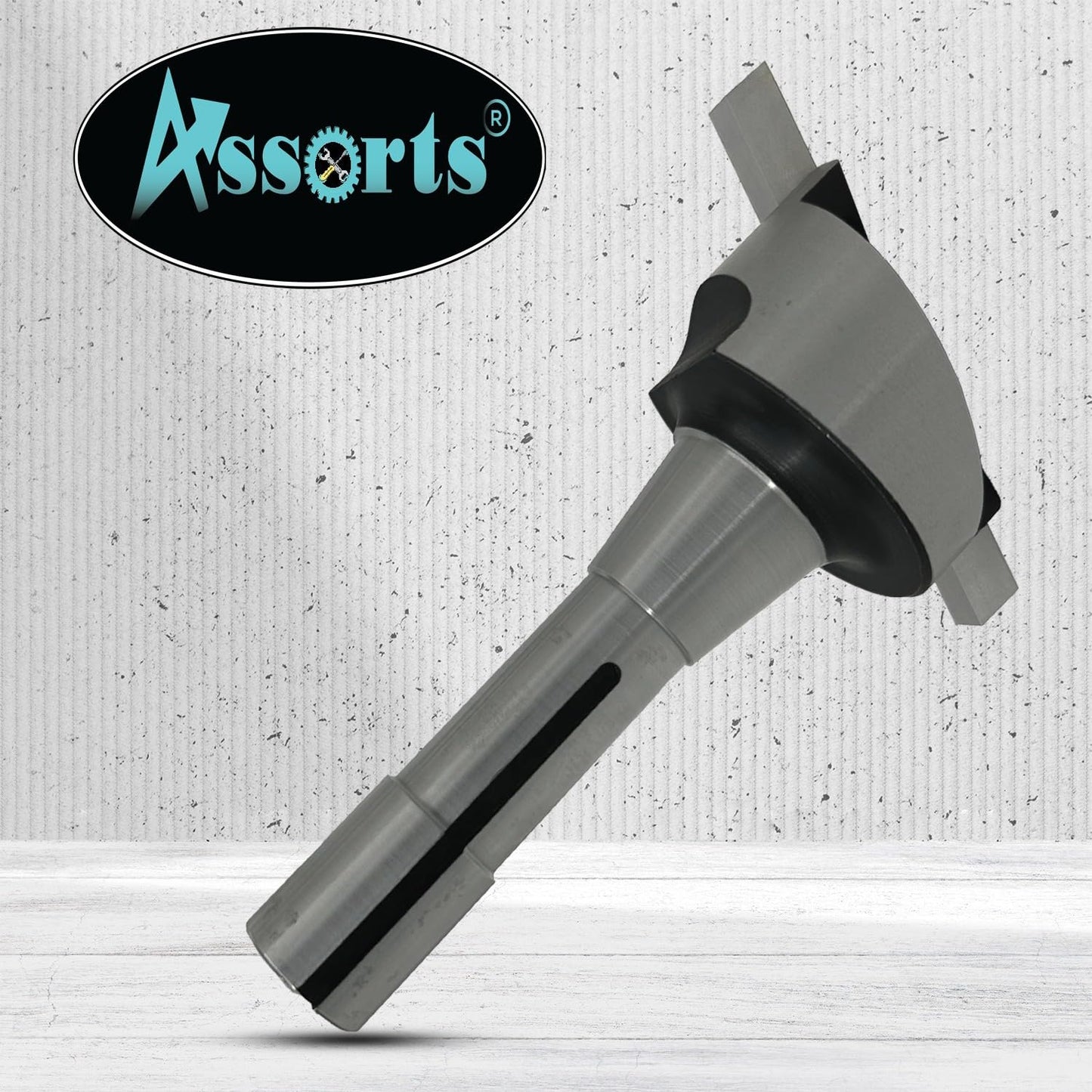 2.5" Inches Head Diameter Fly Cutter R8 Shank (7/16" UNF Drawbar) for Milling Machine with 3/8" Square HSS Tool Bit