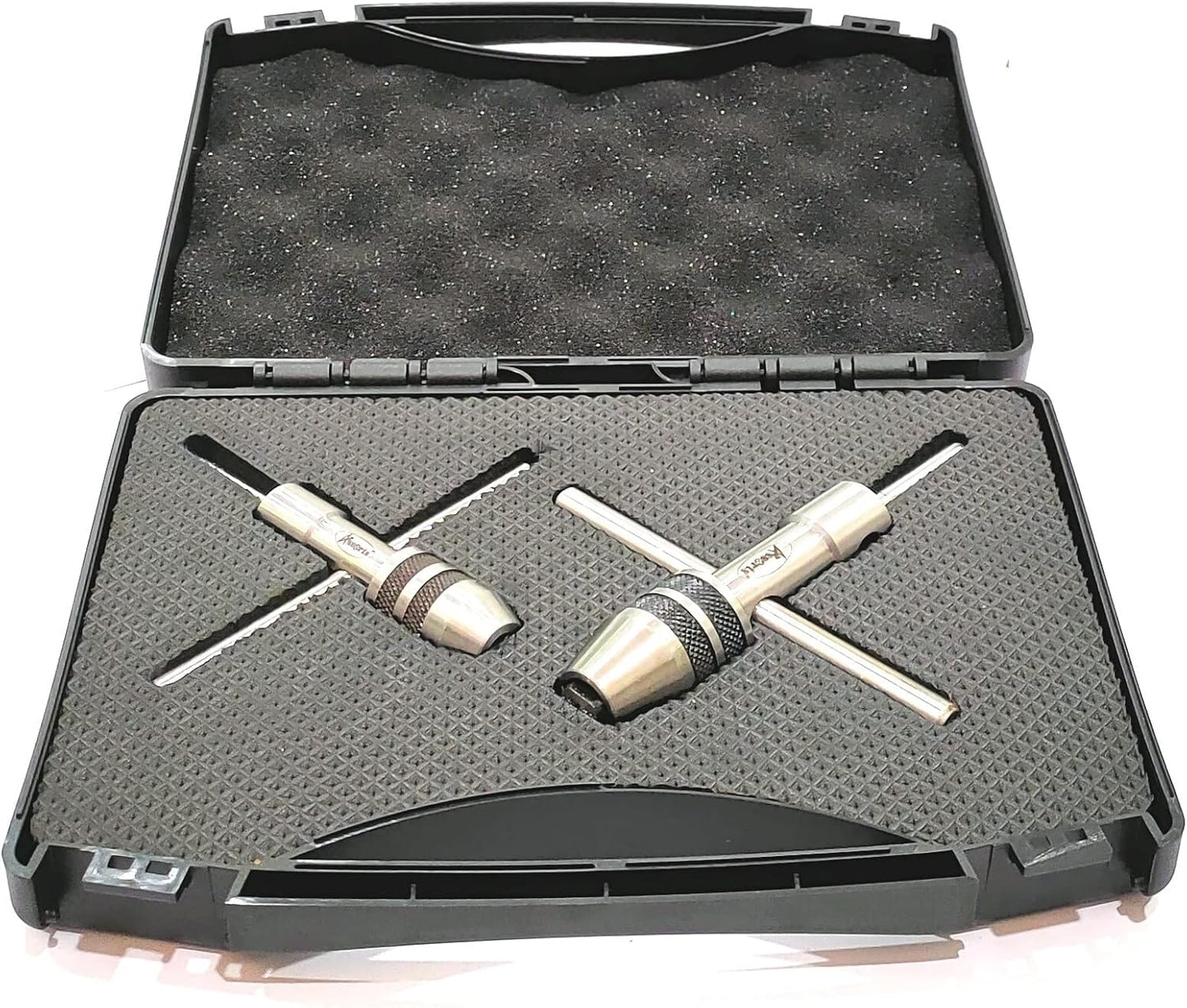 ASSORTS Spindle Tap Wrench Set (3/32" to 1/4" / M2.38 to M6.35 & 1/4" to 1/2" / M6 to M12)