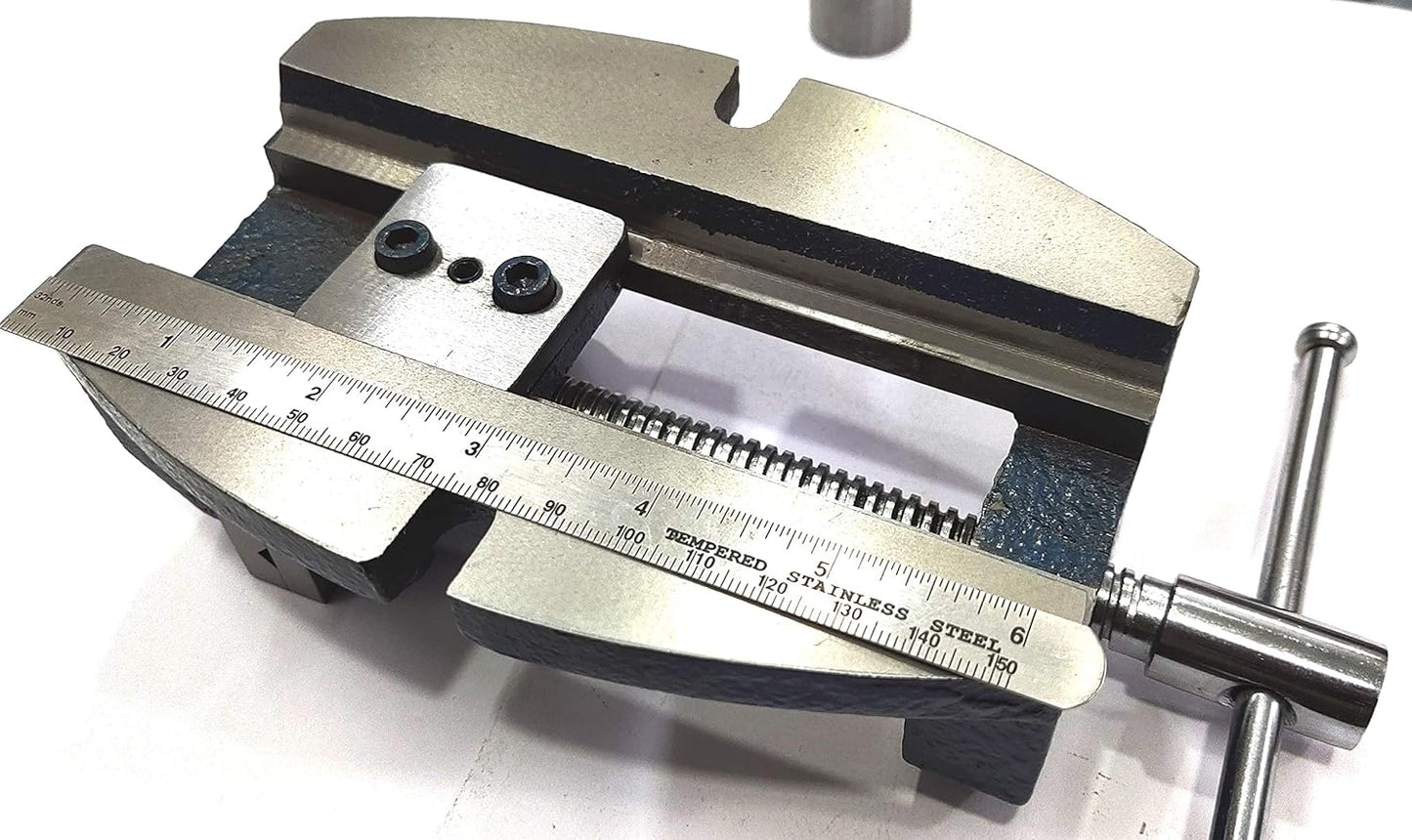 Drill Press Vice 80 mm High Precision-Steel Jaws