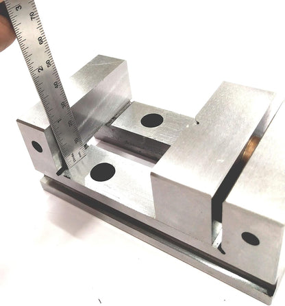 Jaw Width 60 Mm Grinding Steel Toolmaker Vise Vice -hardened & Ground Finish-fits Vertical Slide