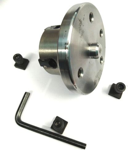50 mm- 4 Jaws Independent Chuck with Back Plate & T-nuts for Milling