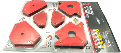 Welding Positioner Set, Magnetic Welding Aids Accessories, Heavy Duty Magnetic Arc Welding Electrode Holders (Set of 6)