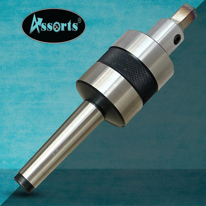 ASSORTS MT2 Live Revolving Center with Hex Rotary Broach Punch Set – Precision Lathe Tool for Internal Hex Broaching – Hardened HSS Hex Broaches 2mm to 12mm for CNC & Manual Lathe Machining