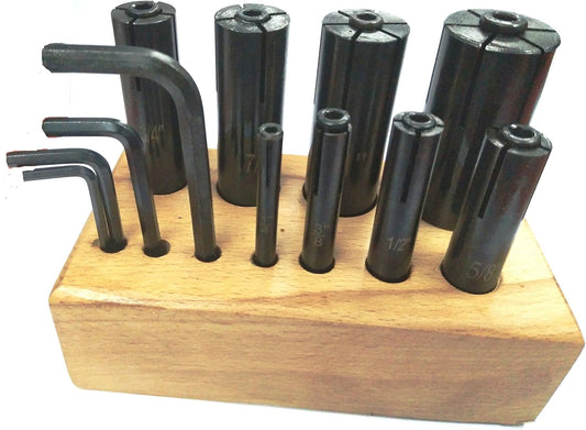 Quality Hand Expanding Arbor Set of 8 Pcs - Size Range 1/4" to 1-1/4"