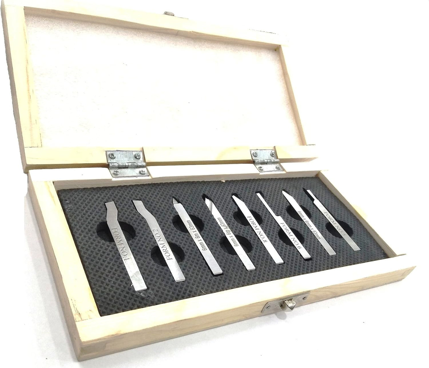 Assorts 6mm HSS Lathe Form Tool Set – 6-Piece High-Speed Steel Turning, Threading, Parting & Boring Tools for Metalworking