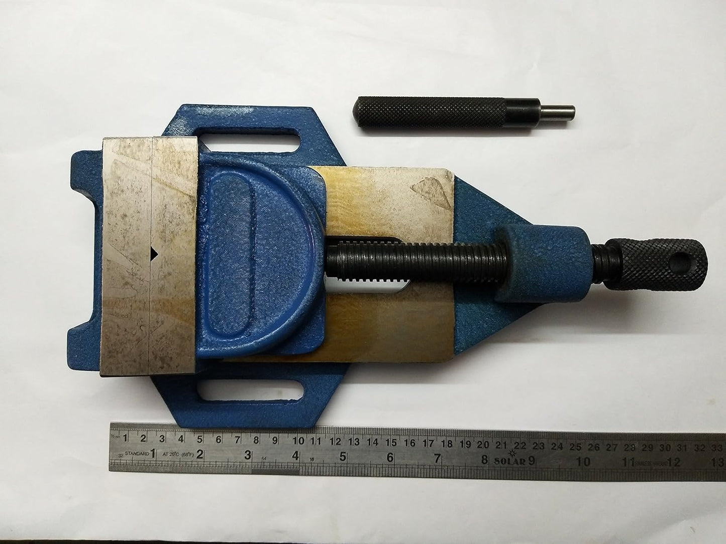 Caste Iron 4" (100 mm) Drill Press Vise Vice Tilting Jaw- Steel Hardened Jaws