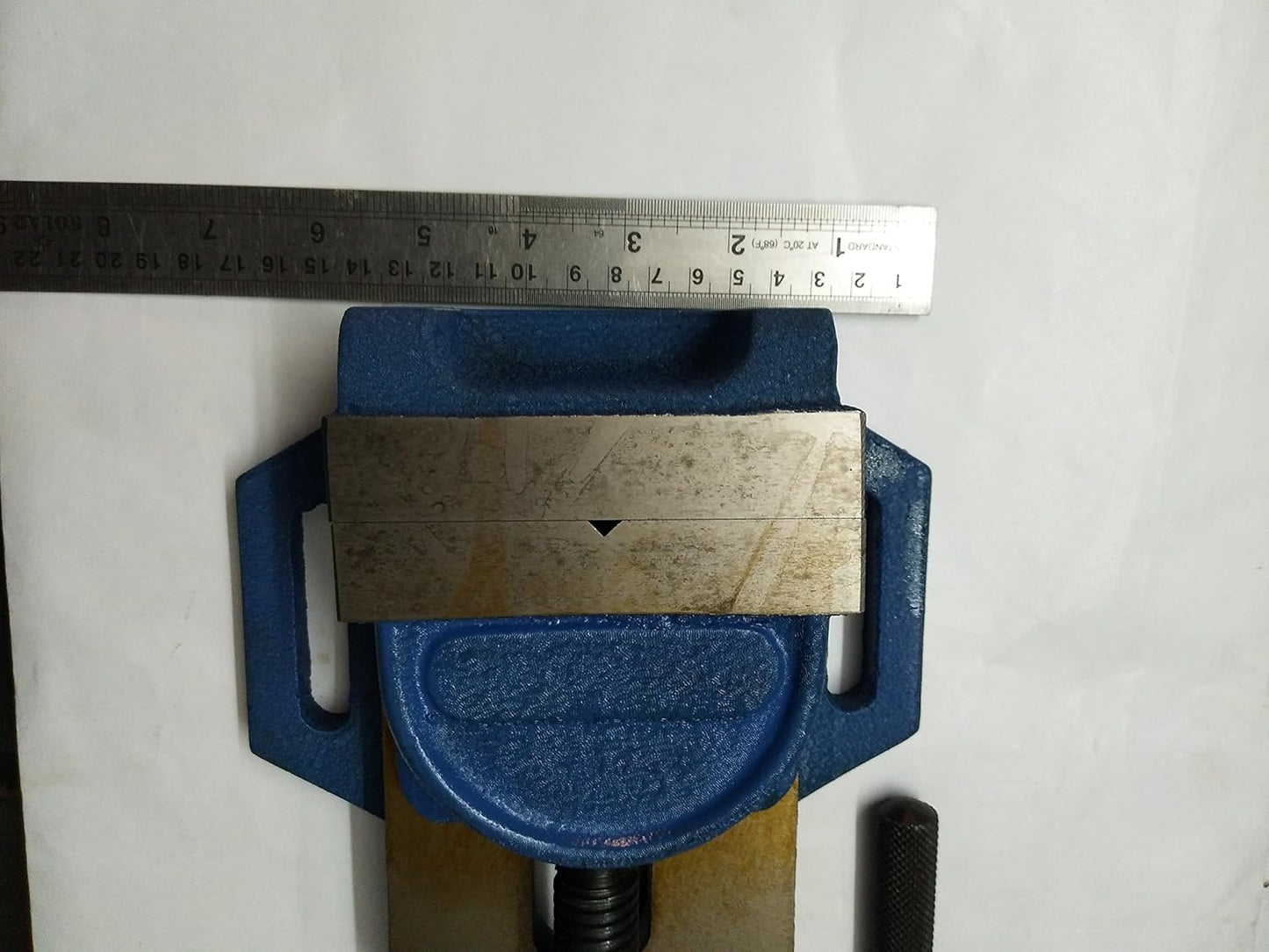 Caste Iron 4" (100 mm) Drill Press Vise Vice Tilting Jaw- Steel Hardened Jaws