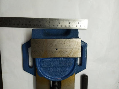 Caste Iron 4" (100 mm) Drill Press Vise Vice Tilting Jaw- Steel Hardened Jaws