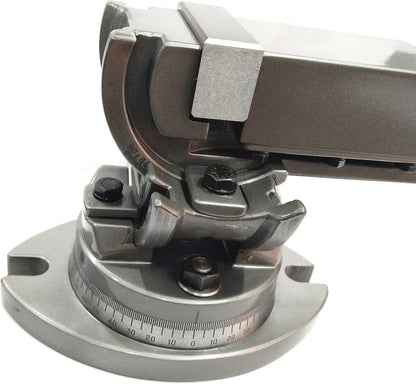 Precision Milling Machine Vise 2"(50 mm)-3 Way (Swivel,Tilt,Angle Vice)