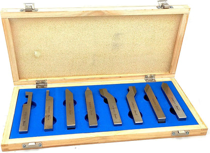 QUALITY HSS LATHE FORM TOOL SET-HARD & GROUND-TURNING, THREADING, PARTING, ENGINEERING HOBBYISTS MACHINE TOOLS M2 GRADE (SQ. SHANK 16 X 16 X 125 MM)