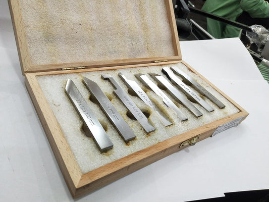 QUALITY HSS LATHE FORM TOOL SET-HARD & GROUND-TURNING, CUTTING, PARTING, GROOVING, THREADING, TURNING ENGINEERING HOBBYISTS MACHINE TOOLS M2 GRADE (SQ. SHANK 12 X 12 X 100 MM)