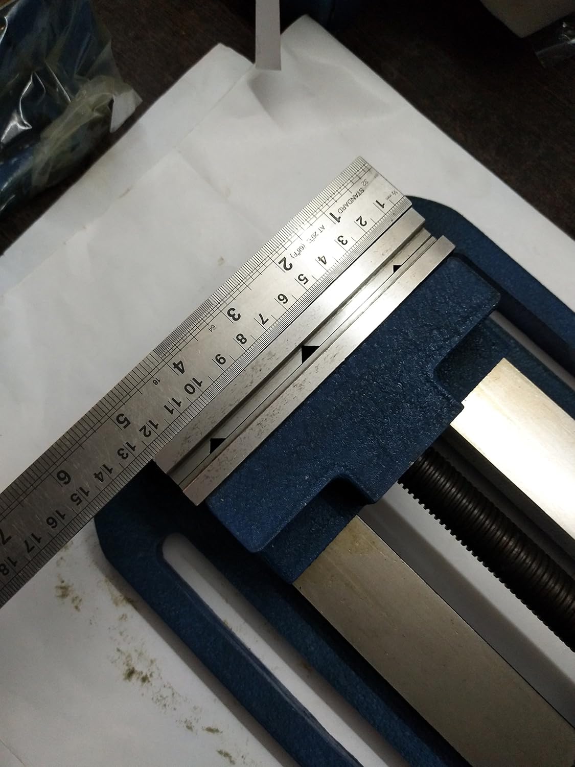 Caste Iron 4" (100 mm) Drill Press Vise Vice Tilting Jaw- Steel Hardened Jaws