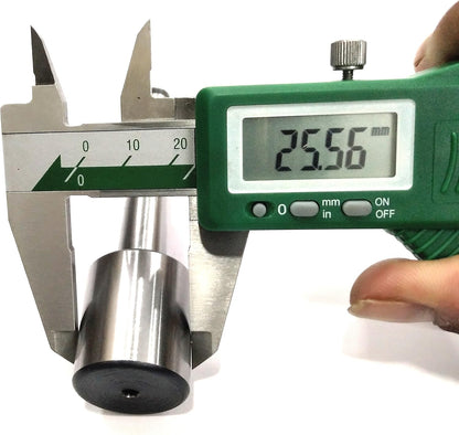 Re-machinable Soft Stub Blank Arbor - Mill, Lathe, Drill, Engineering Tools (MT1 Shank - Stub Size: 25.5 mm Round x 30 mm Long - M6 Drawbar)