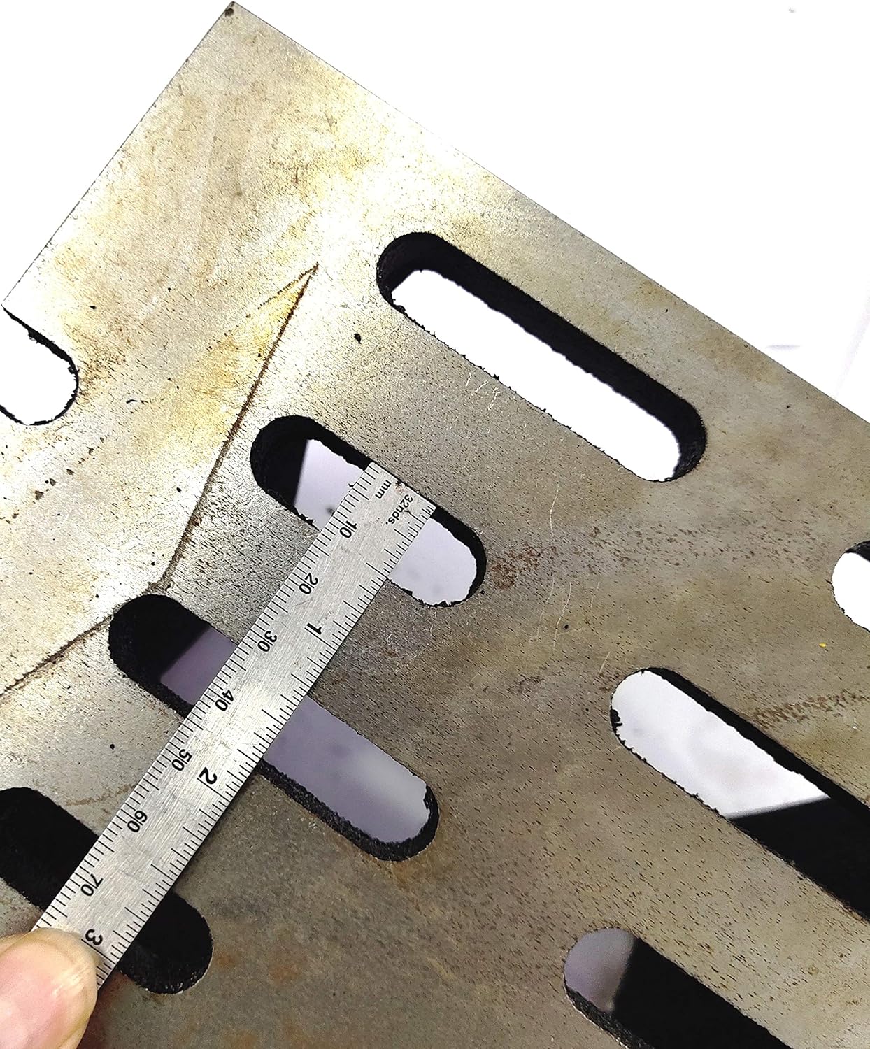 QUALITY PRECISION GRADED CASTE IRON VEE ANGLE PLATES-STRESS RELIEVED - WORK-HOLDING CLAMPING MILLING ENGINEERING MACHINE TOOLS-HEAVY DUTY (5" x 5" x 7" (125 x 125 x 175 mm): T-Slotted)